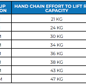 Chain Blocks Table2 - BBC002 Chain Blocks on offer by Badger Brands