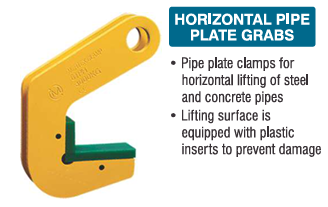 Horizontal Pipe Plate Grab available at Badger Brands