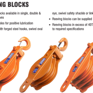 Reeving Blocks Reeving Blocks available at Badger Brands