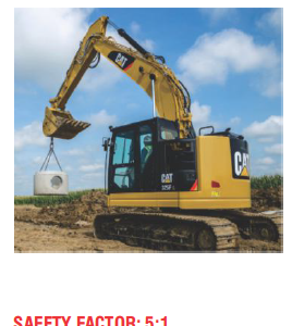 Excavator Weld on hooks available at Badger Brands