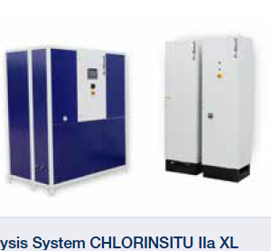 Electrolysis System CHLORINSITU IIa XL available from Badge Brands