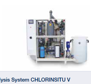 Electrolysis System CHLORINSITU V available from Badger Brands